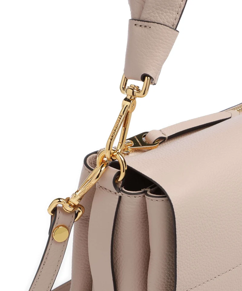 Coccinelle Boheme Grana Double Schultertasche rosette/warm taupe