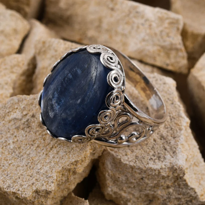Royal Bali - Kyanit Ring 925 Silber ca. 15.50 ct