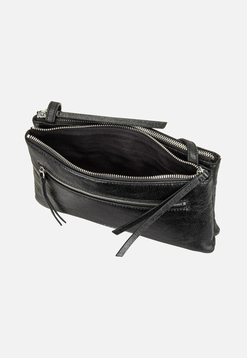 Zena Crossbody S Double Lamb Crunch Black - Crossbody Bag