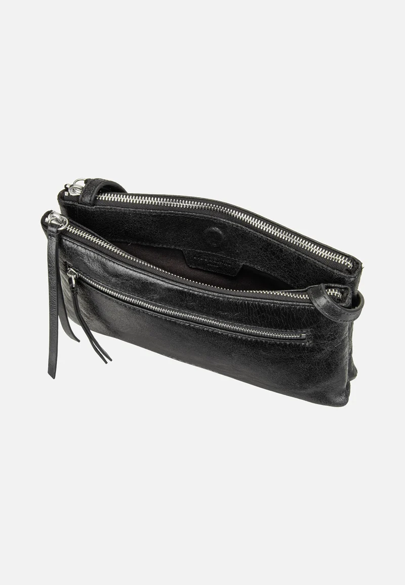 Zena Crossbody S Double Lamb Crunch Black - Crossbody Bag