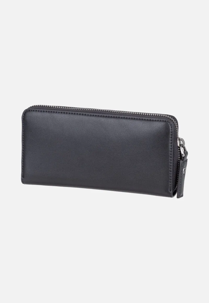 Audrey Sally Recyled Soft Calf Black - Portemonnaie