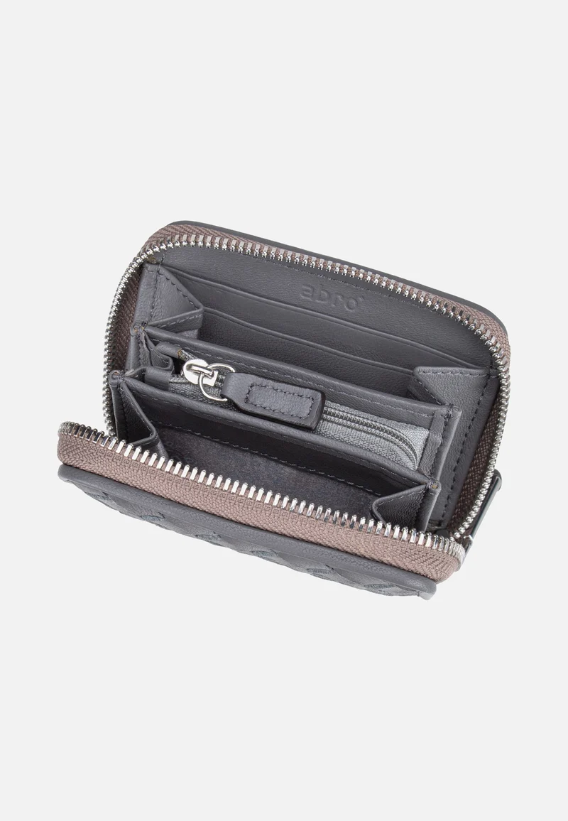 Piuma Weaving Mini Wallet Zinc - Portemonnaie