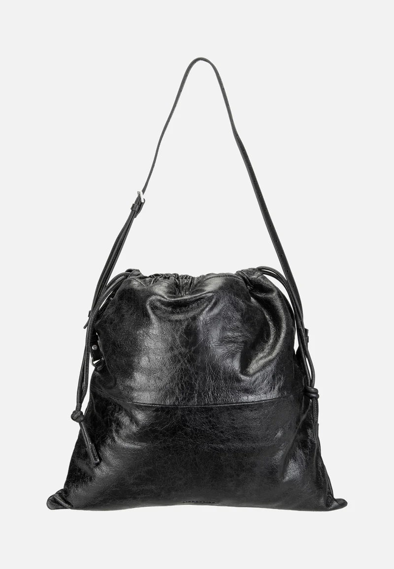 Lya II Hobo Lamb Crunch Black - Hobo Bag