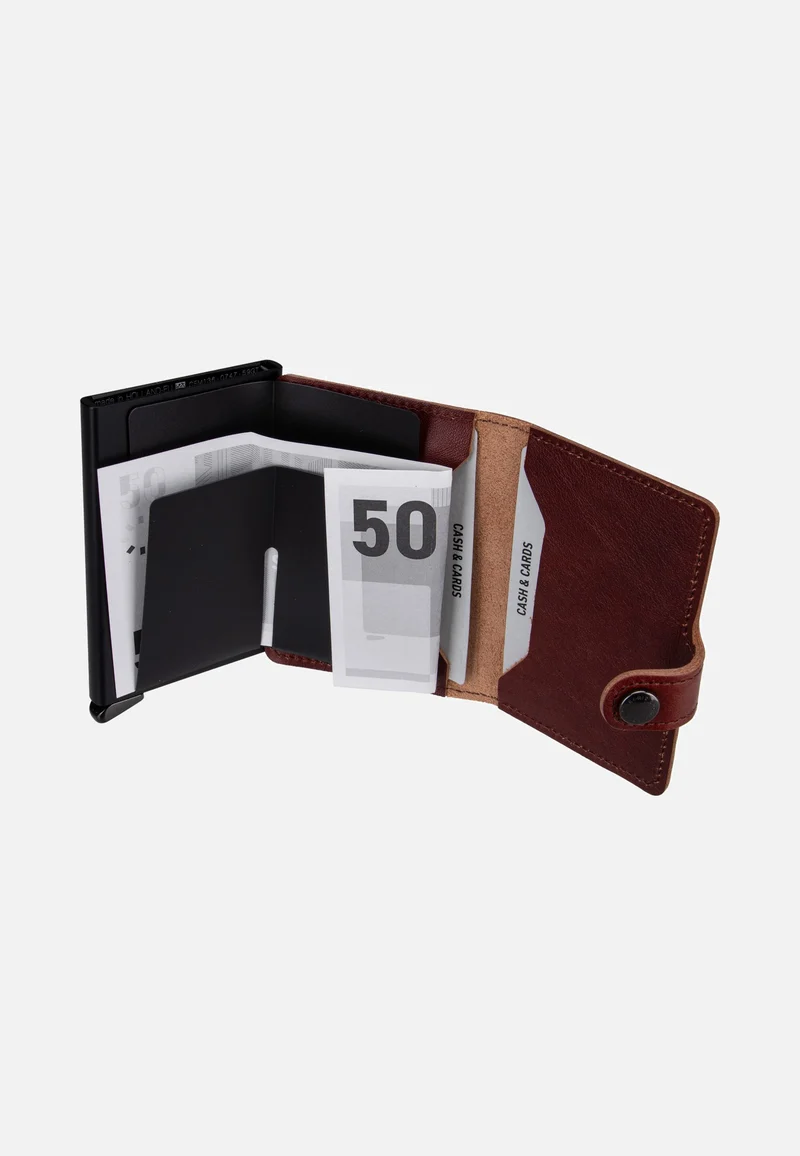 Premium Miniwallet+ Basco Brown - Portemonnaie