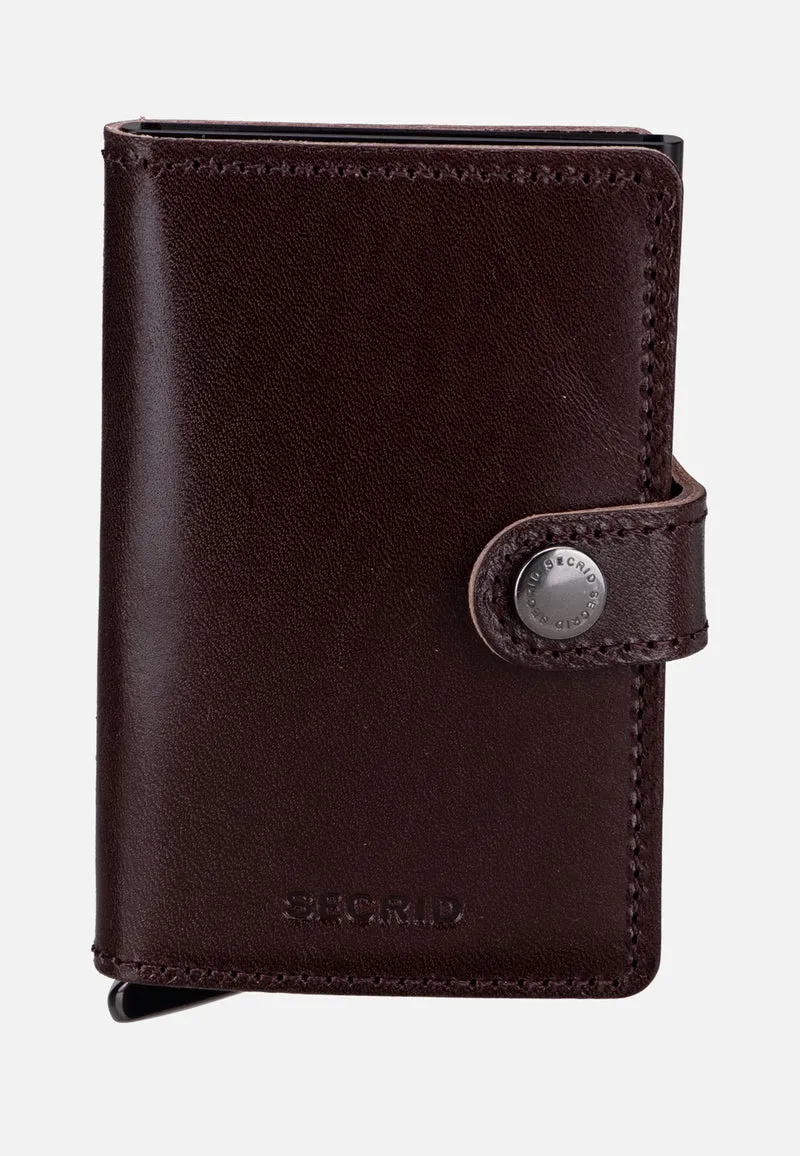 Premium Miniwallet+ Dusk Dark Brown - Portemonnaie