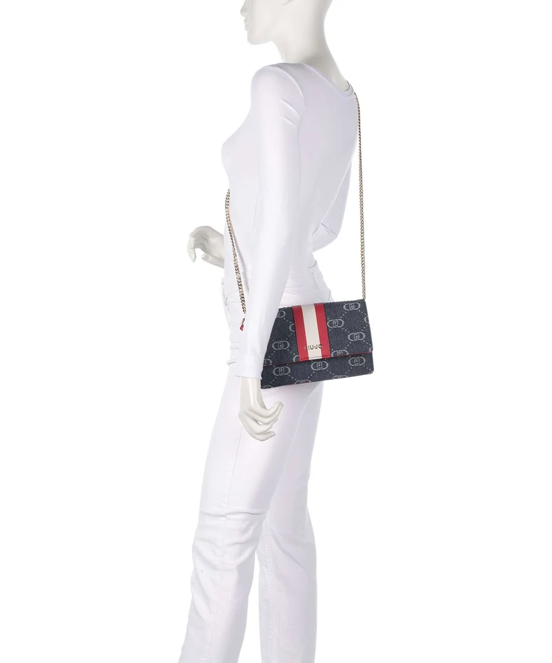 Liu Jo Manhattan Schultertasche blu denim