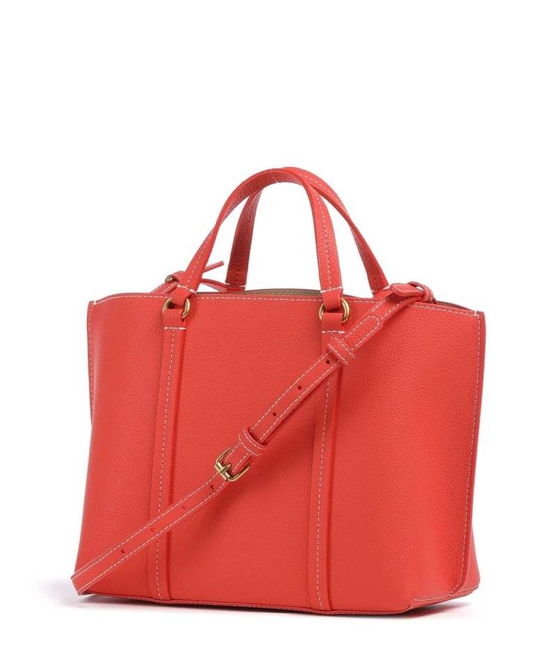 Pinko Carrie Classic Handtasche rosso mandarino/antique gold