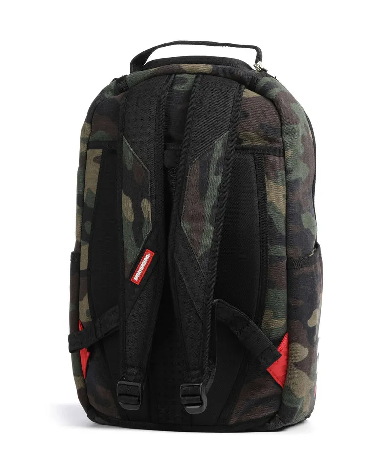 Sprayground Shark Central Camo Rucksack green