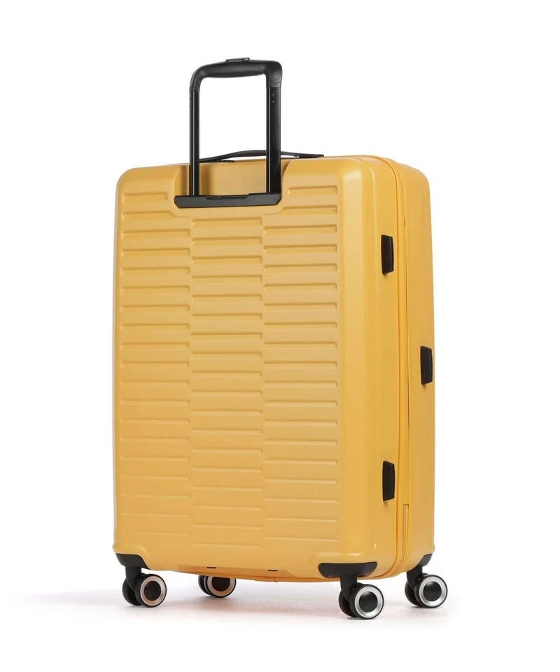 American Tourister Sunset Hills 4-Rollen Trolley Set lemon yellow