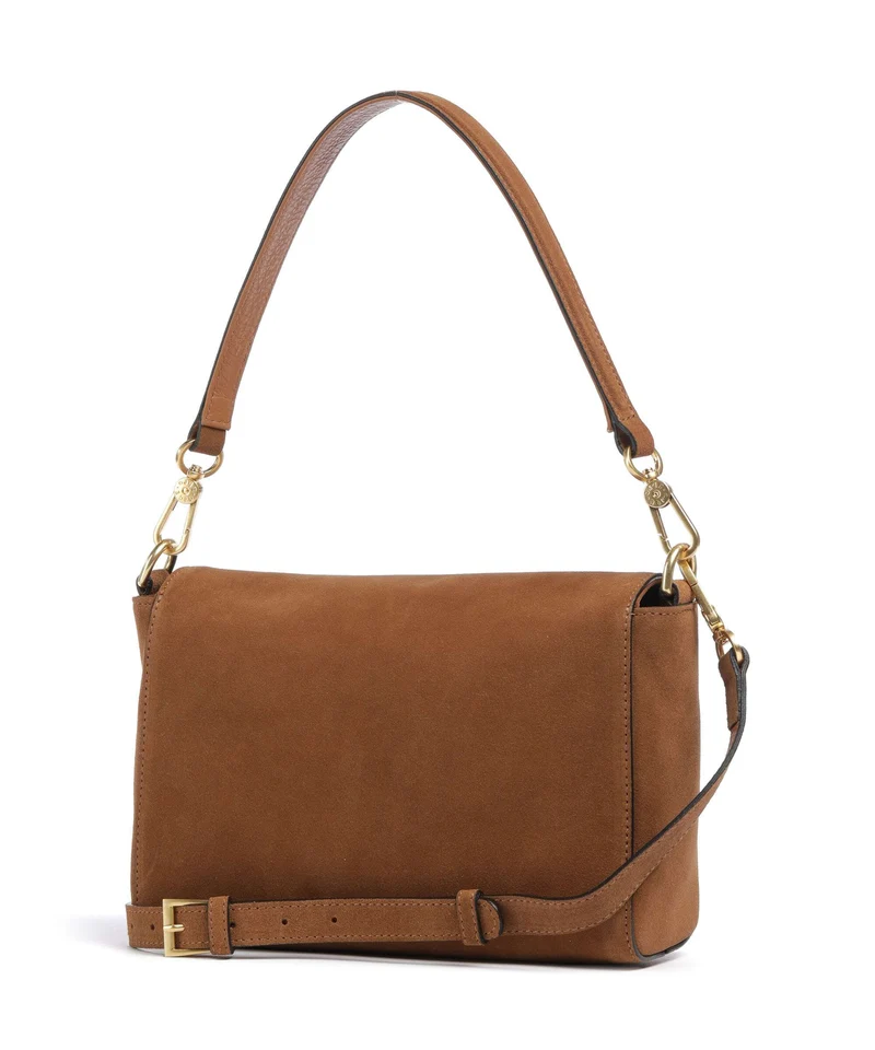 Abro Suede Temi Schultertasche cuoio