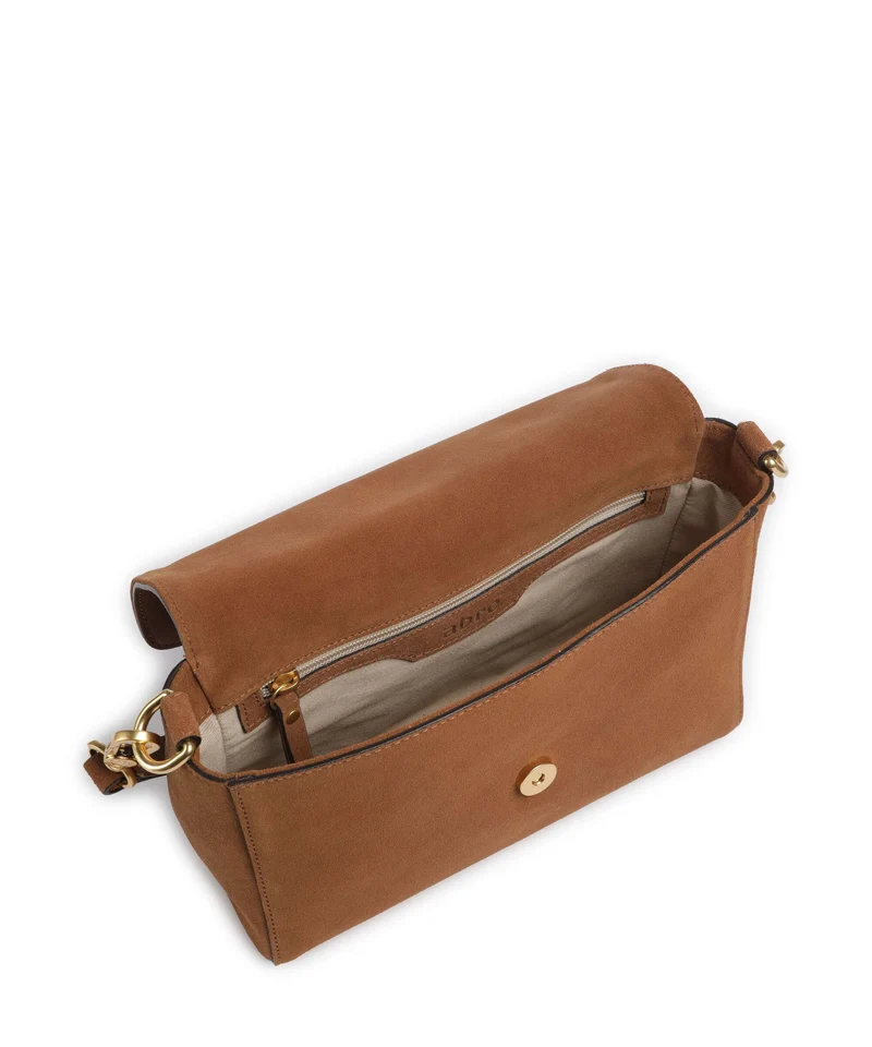 Abro Suede Temi Schultertasche cuoio