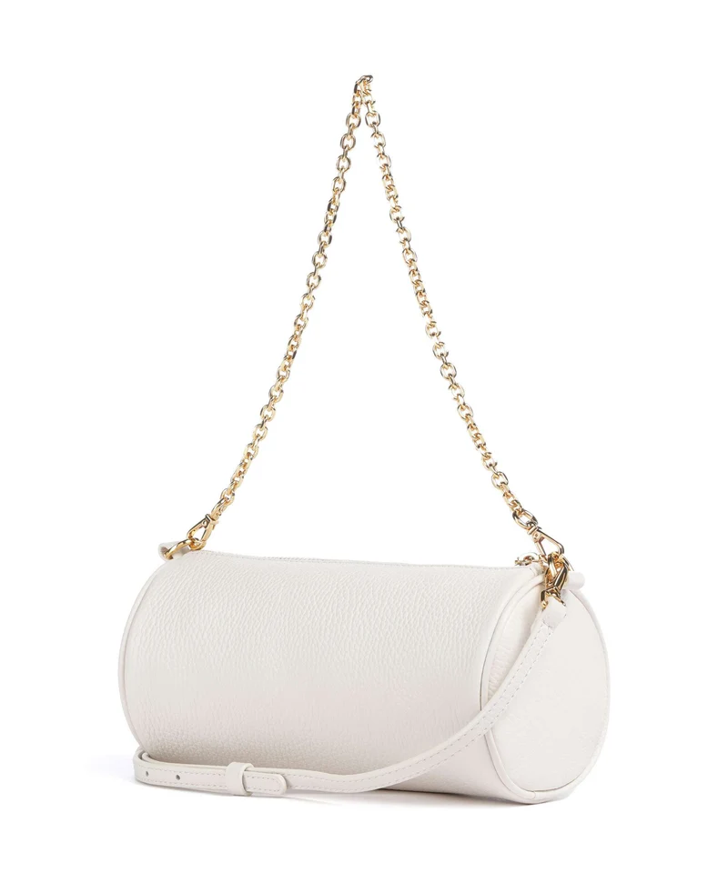 Coccinelle Aura Schultertasche blanco