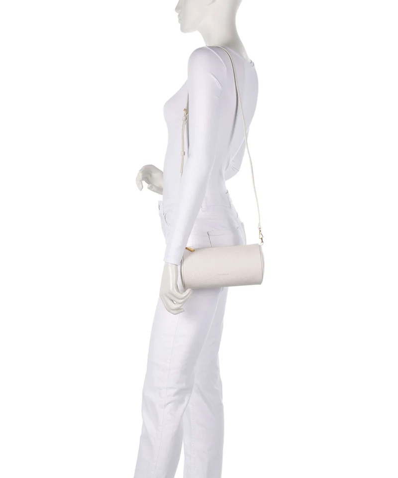 Coccinelle Aura Schultertasche blanco