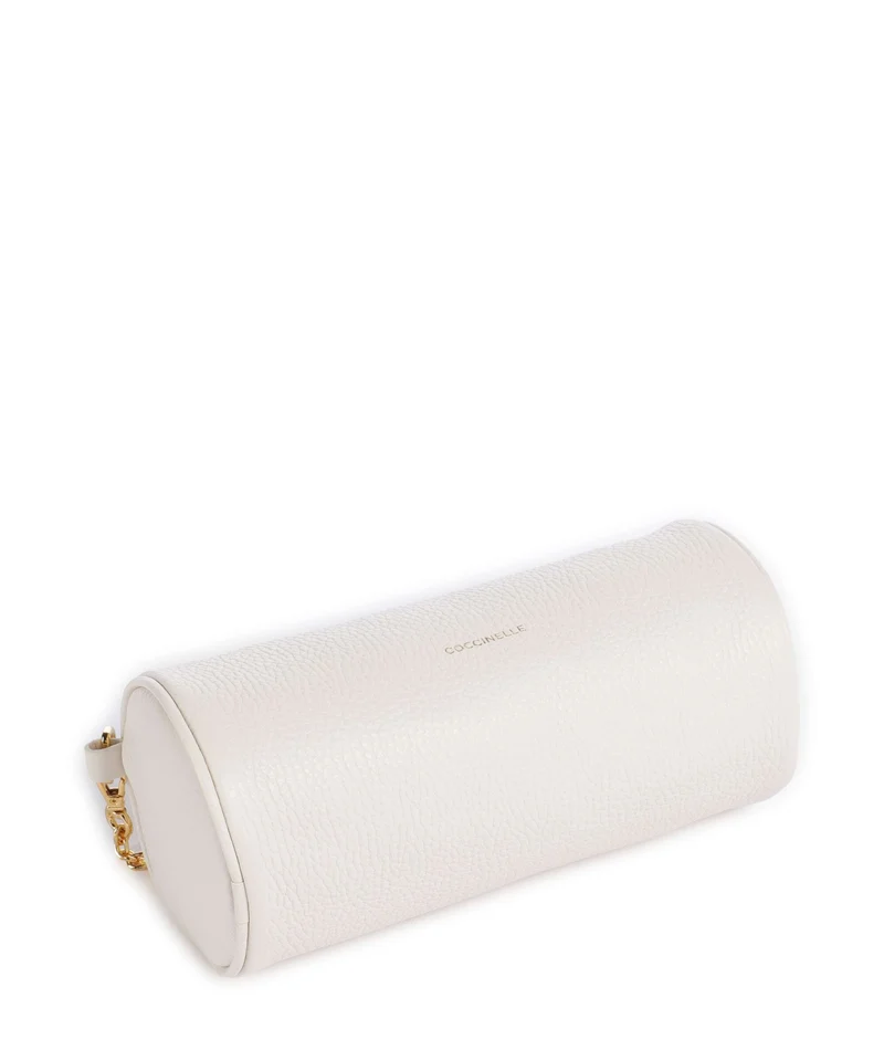 Coccinelle Aura Schultertasche blanco