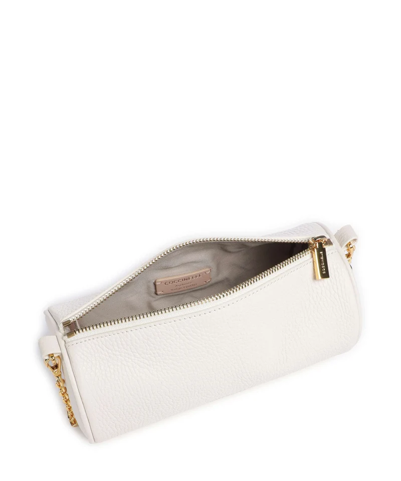 Coccinelle Aura Schultertasche blanco