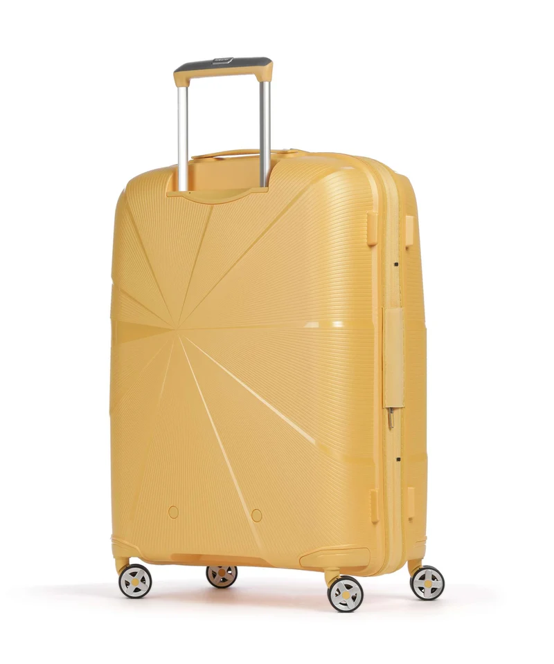 American Tourister Starvibe 4-Rollen Trolley metallic banana