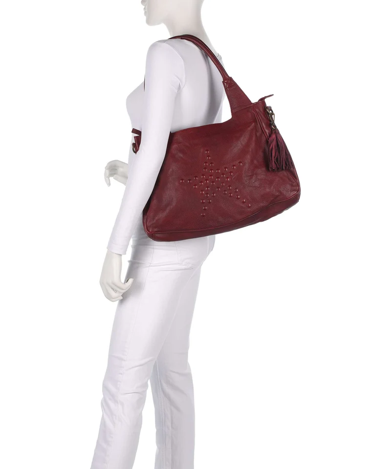 Taschendieb Wien Sternbergstrasse 2 Shopper red burgundy