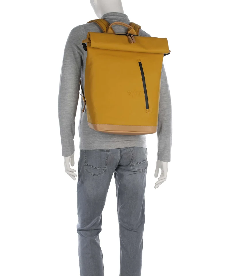 Aunts & Uncles Japan Matsuyama Rolltop Rucksack amber