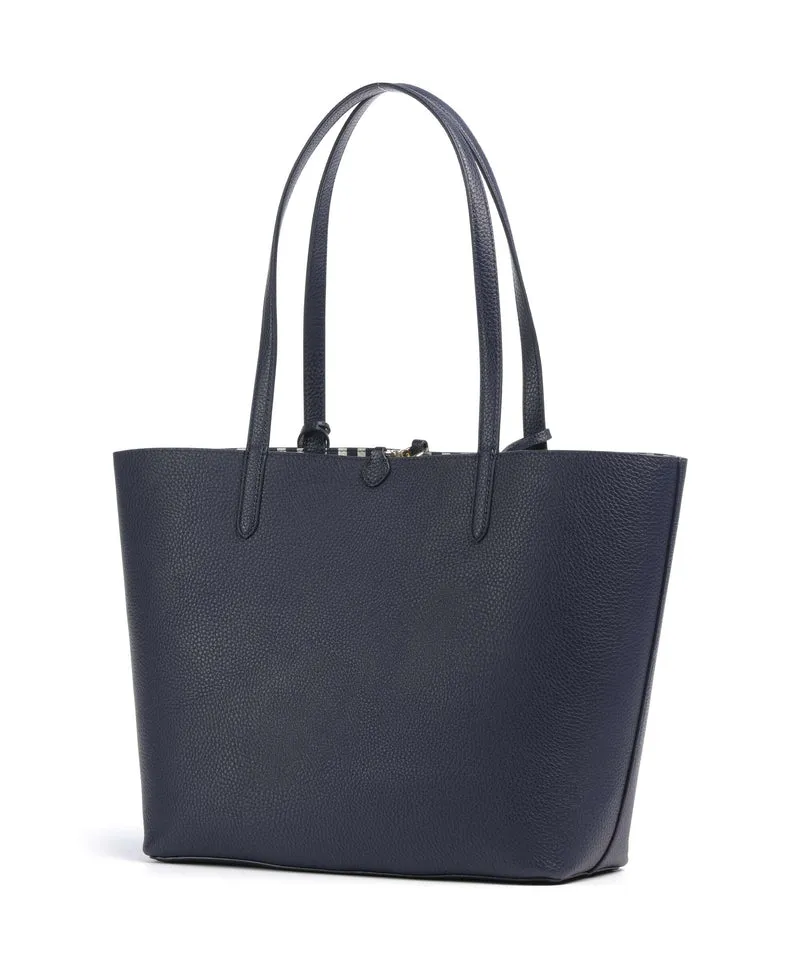 Lauren Ralph Lauren Medium Shopper refined navy/skinny stripe
