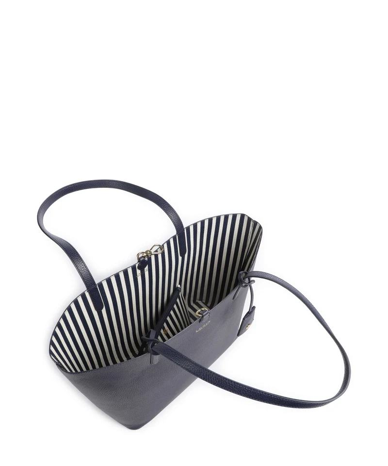 Lauren Ralph Lauren Medium Shopper refined navy/skinny stripe