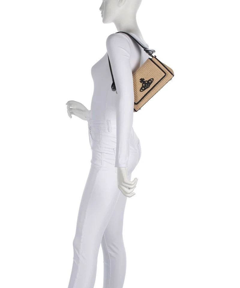 Vivienne Westwood Hazel Medium Schultertasche natural