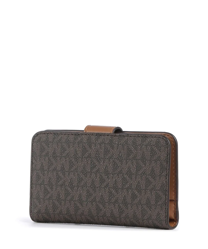 Michael Kors MK Pop Charm Medium Geldbörse brown/acorn