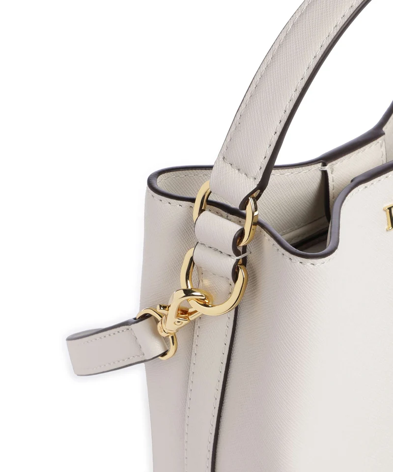 Lauren Ralph Lauren Reese Small Bucket Handtasche soft white/pb