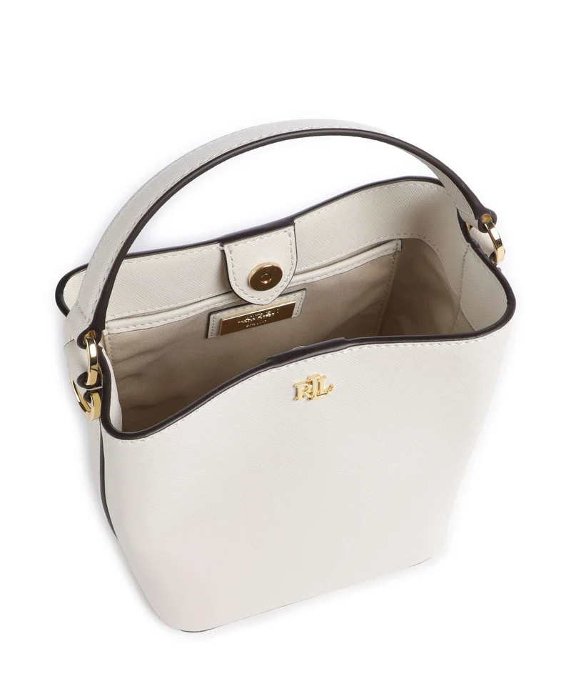 Lauren Ralph Lauren Reese Small Bucket Handtasche soft white/pb