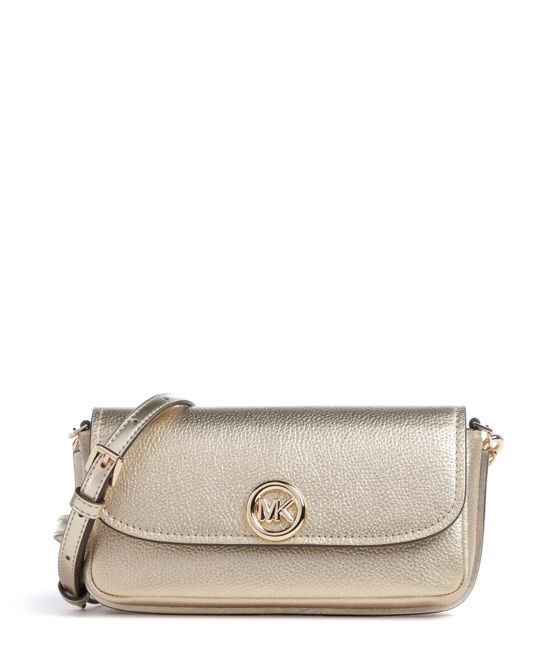 Michael Kors Nolita Small Umhängetasche pale gold