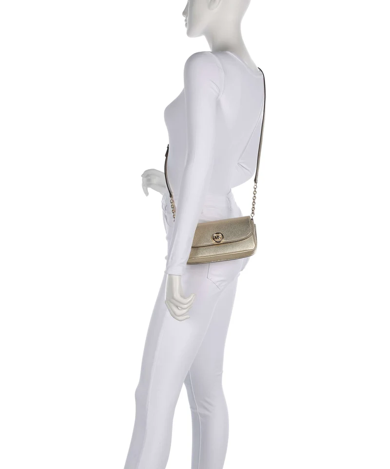Michael Kors Nolita Small Umhängetasche pale gold