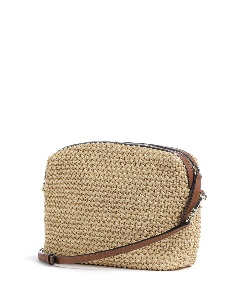 Abro Maglia Raffia Kaia Umhängetasche natural/nut