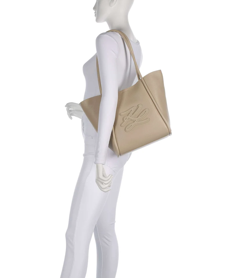 Karl Lagerfeld K/Autograph Medium Shopper safari