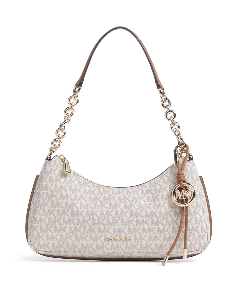 Michael Kors Nolita Medium Schultertasche vanilla/acrn