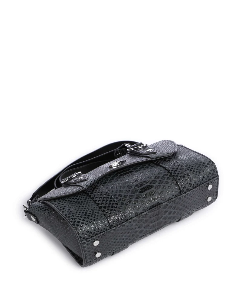 Vivienne Westwood Kimmy Snake Effect Umhängetasche dark grey
