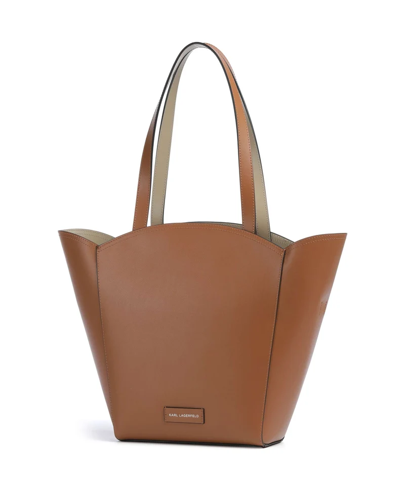 Karl Lagerfeld K/Circle Medium Shopper dark tan