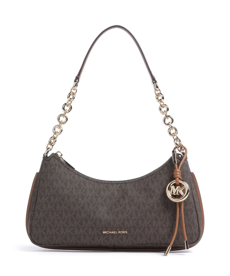 Michael Kors Nolita Medium Schultertasche brown/acorn