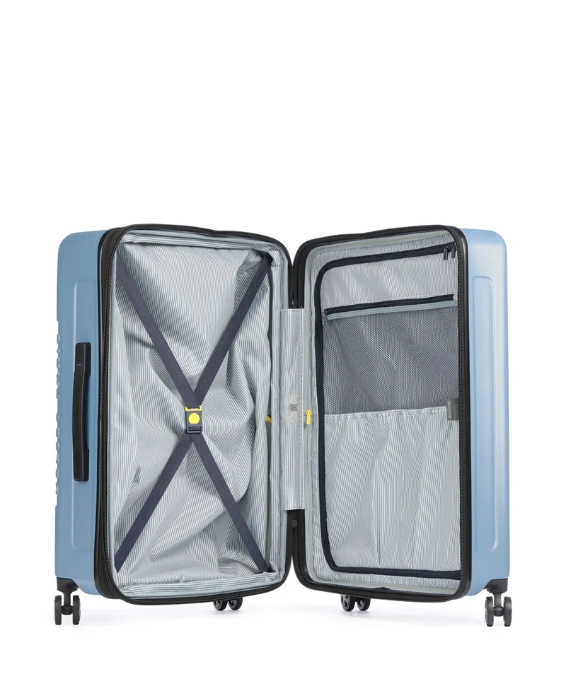 Delsey Paris Longitude 4-Rollen Trolley blue