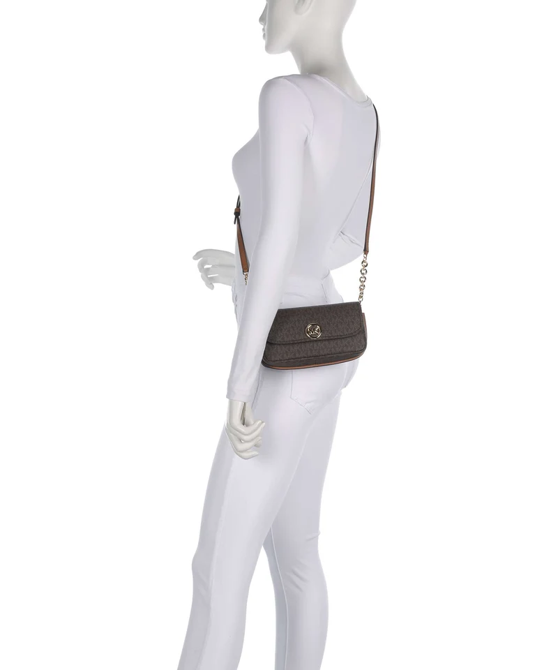 Michael Kors Nolita Small Umhängetasche brown/acorn