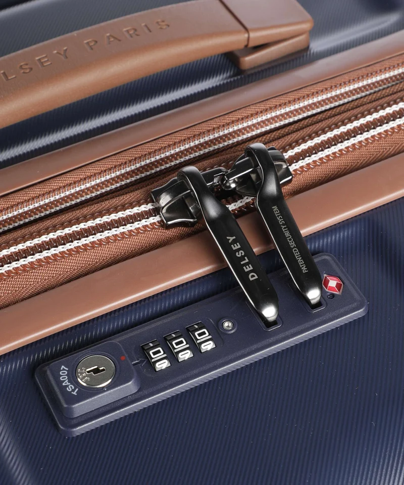 Delsey Paris Carrousel 2 4-Rollen Trolley blue