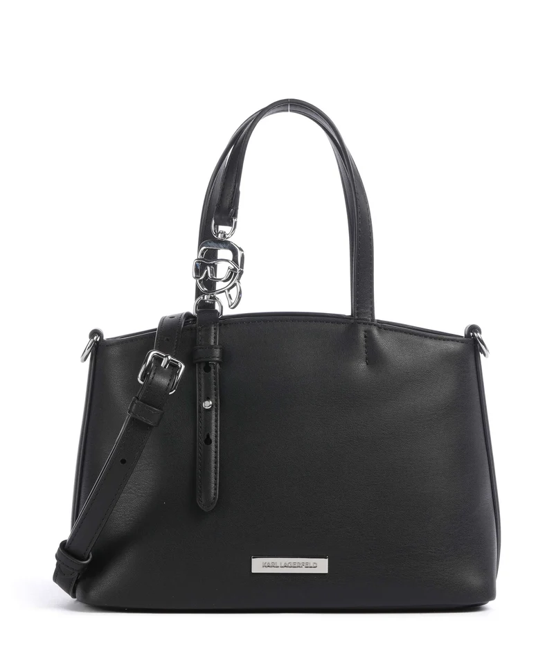 Karl Lagerfeld Ikon Smooth Handtasche black