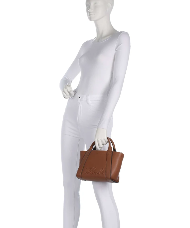Karl Lagerfeld K/Ville Small Handtasche dark tan