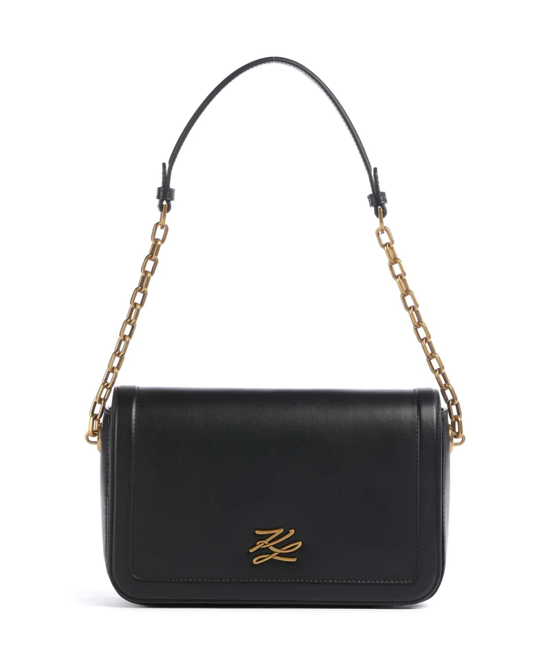 Karl Lagerfeld K/Autograph Medium Schultertasche black/gold