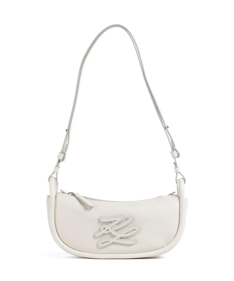 Karl Lagerfeld K/Autograph Small Schultertasche off white