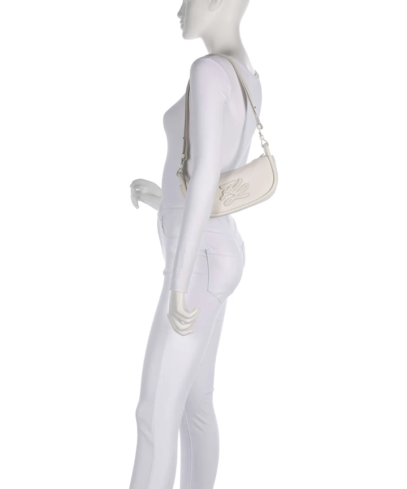 Karl Lagerfeld K/Autograph Small Schultertasche off white