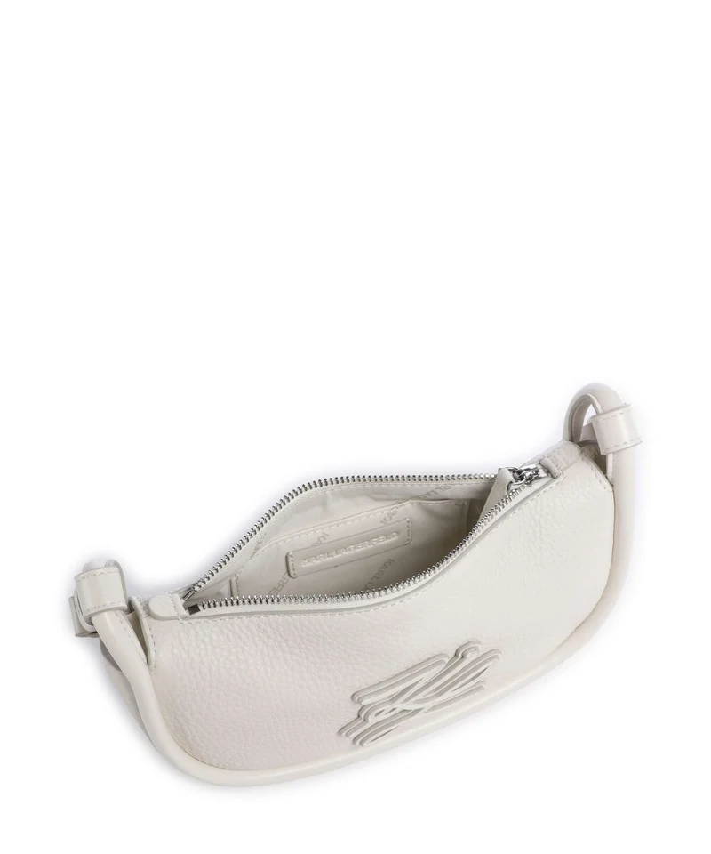 Karl Lagerfeld K/Autograph Small Schultertasche off white