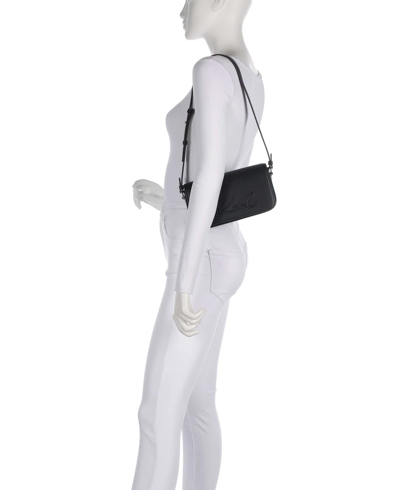 Karl Lagerfeld K/Ville Small Schultertasche black/nickel