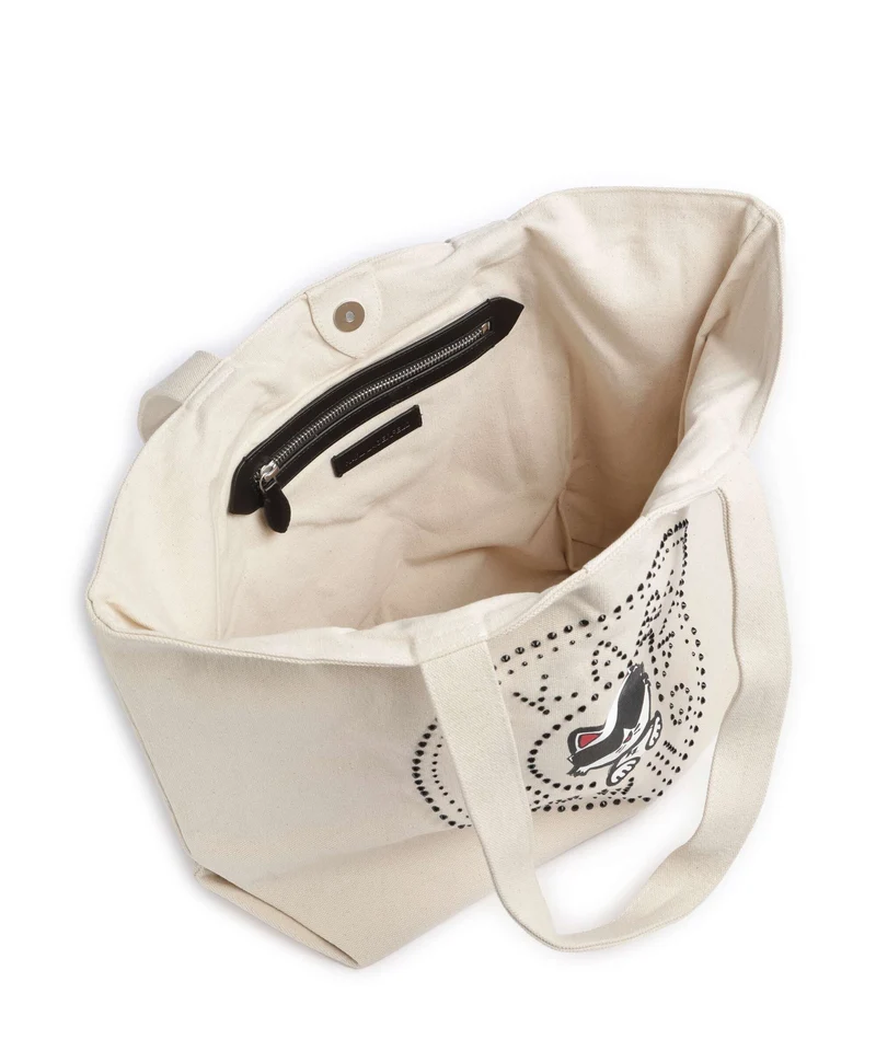 Karl Lagerfeld Ikon Circle Choupette Shopper off white
