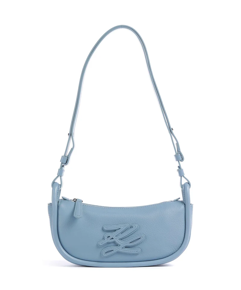 Karl Lagerfeld K/Autograph Small Schultertasche blue bloom