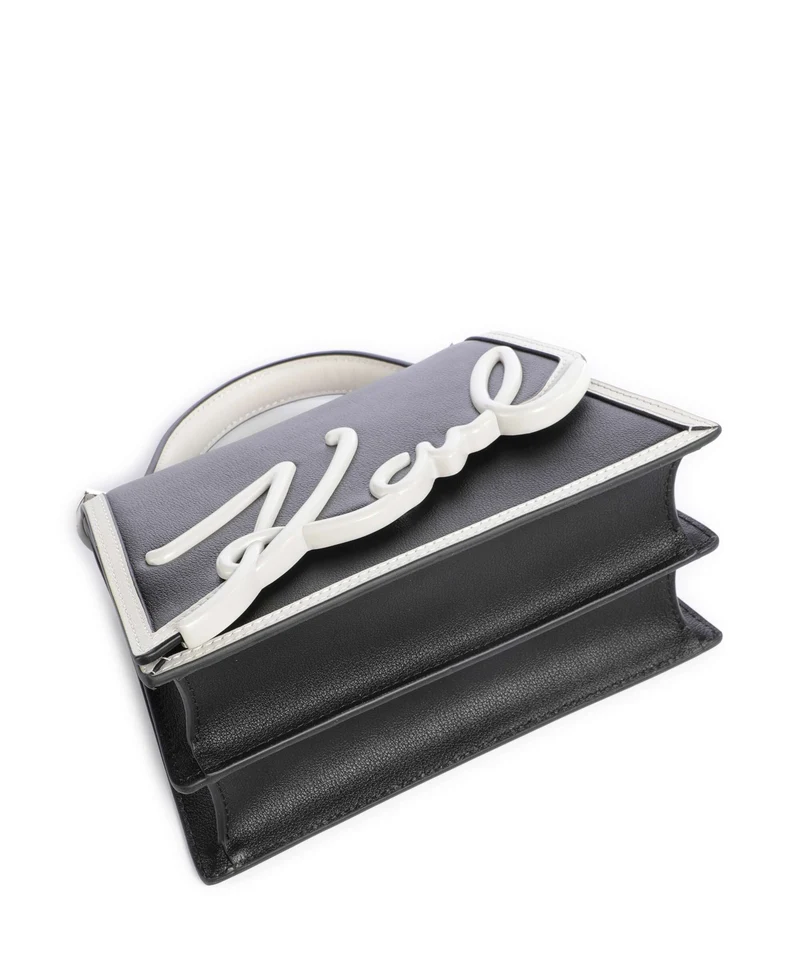 Karl Lagerfeld K/Signature 2.0 Umhängetasche black/white