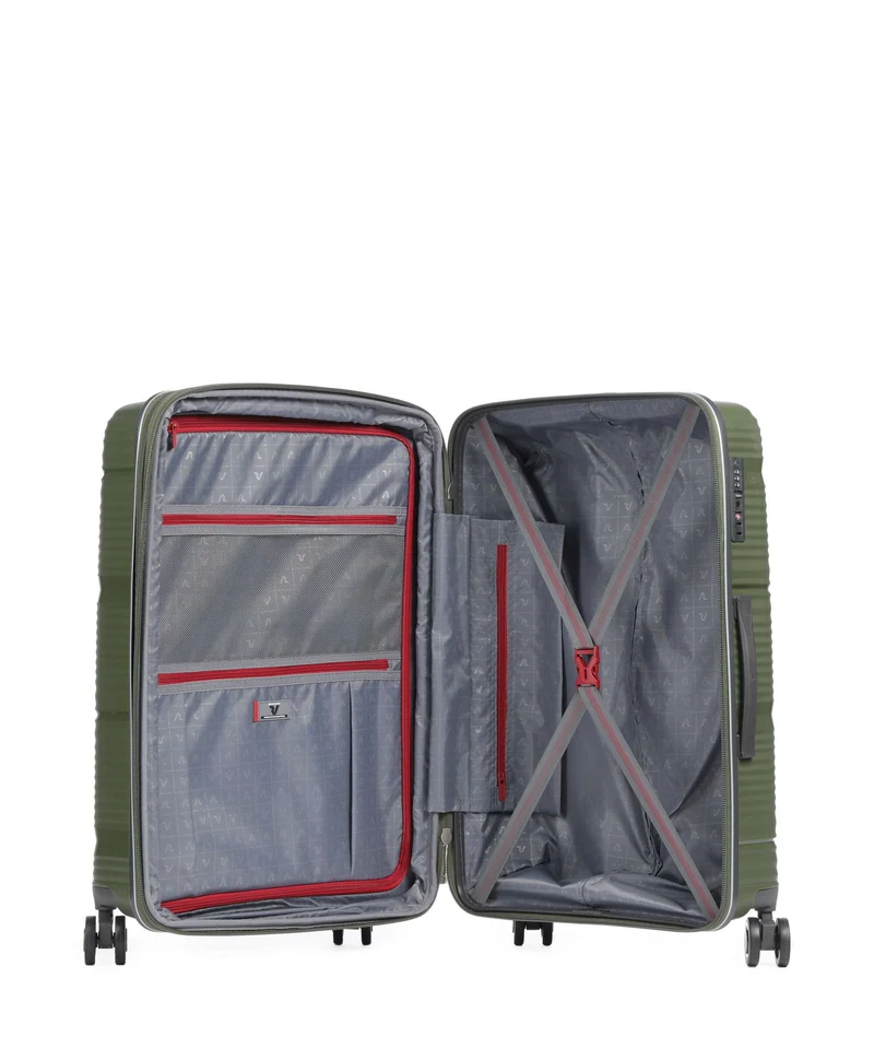Roncato R-Lite 4-Rollen Trolley verde militare